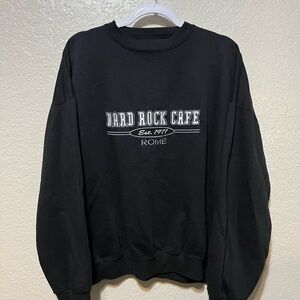 Hard Rock Cafe Black Crewneck Sweater